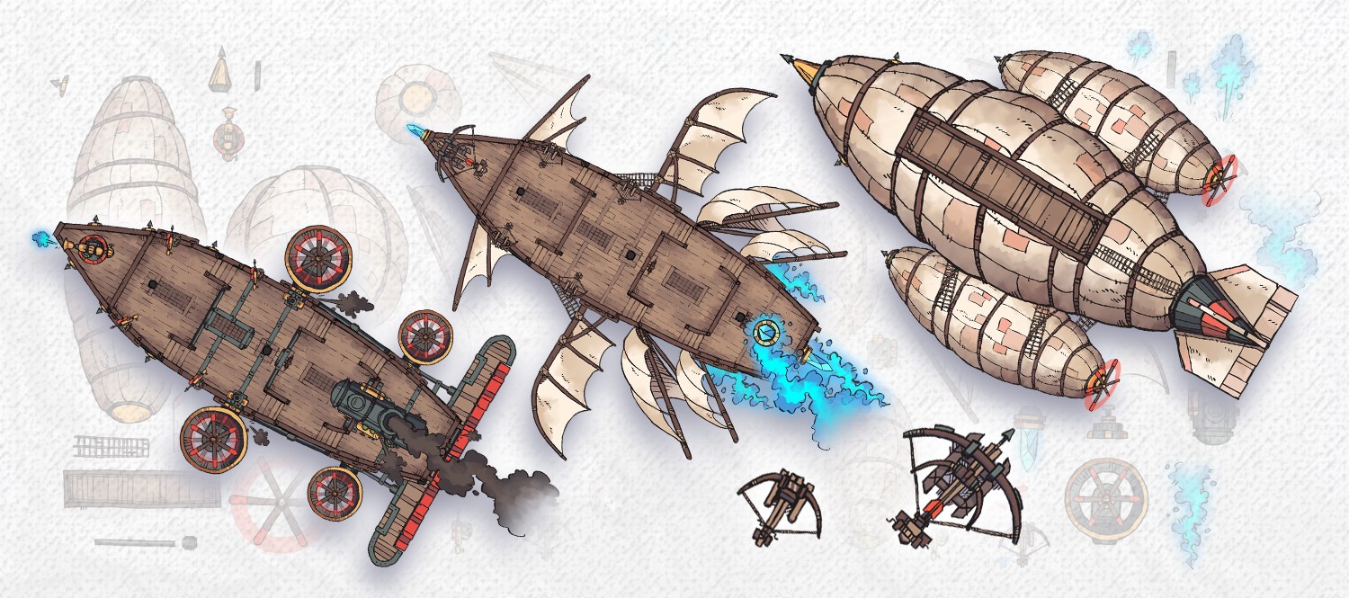 Airships & Assets RPG Graphics, Banner